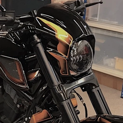 Headlight fairing Agressor Killer Custom Harley-Davidson VROD VRSCDX  VRSCF 2009-2017 - Moto Vision