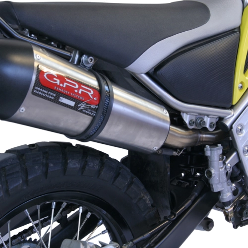 Exhaust GPR GPE titane - approved YAMAHA TRICKER 250 2005/08