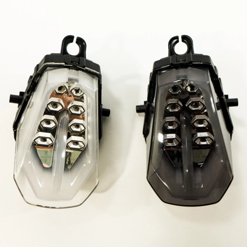 LED taillights clear with integrated turn signals Suzuki GSXR 1000