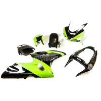 Kit de carénage en abs peint pour kawasaki zx6r 03-04