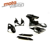 Kit de carénage en abs peint noir pour triumph daytona 675 09-12