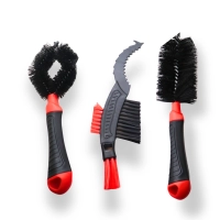 Kit de nettoyage chaîne moto – 3 brosses