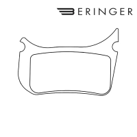 Kit de plaquettes pour étrier beringer 4 pistons endurance® (1143 r7 : endurance)