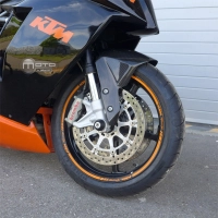 Patins de protection de fourche ktm rc8