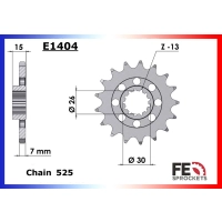 Kit chaine équipement bmw s.1000.r '12/18 17x45 rk525fex µ s.1000.rr '12/18