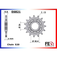 Kit chaine france équipement yamaha r1 '15/17 16x41, chaine 520 rkgb520uwr ultra renforcee - couronne aluminium