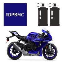 Peinture tricouche en spray yamaha deep purplish blue metallic cocktail r1 1998 2012