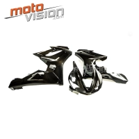 Kit de carénage en abs peint noir pour triumph daytona 675 09-12