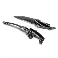 Ecopes sous tête de fourche carbone vernis kawasaki ninja 650 2017-2019