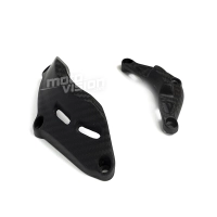 Caches moteurs  carbone mat pour yamaha   yzf-r6 2017-2019