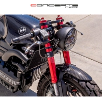 Neue heiße 7 Motorrad Led Scheinwerfer Fernlicht Abblendlicht Tagfahrlicht  12v für Honda Kawasaki Yamaha Sieg Cafer Racer