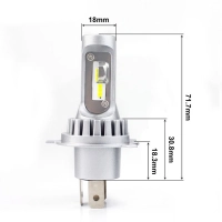 Paire d'ampoule h11 6500k 16w 4000lm