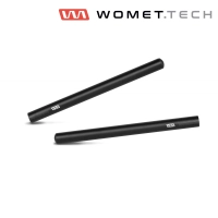 Tubes ajustables en aluminium avec cannelure pour demi guidon womet tech