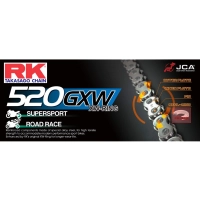 Kit chaine acier france equipement honda 125 xlv varadero 2001/2016 14x44 rk520gxw chaine 520 xw'ring ultra renforcee