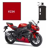 Peinture en spray kawasaki passion red zx6r 2002-2012