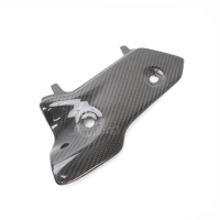 Paires de protections de ligne d'échappement carbone yamaha yzf r1 2015-2019