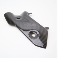 Paires de protections de ligne d'échappement carbone yamaha yzf r1 2015-2019