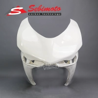 Partie supérieur entrée d'air gros volume sebimoto ducati 848 1098 1198