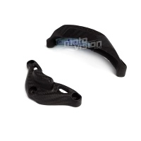 Caches moteurs  carbone mat pour yamaha   yzf-r6 2017-2019