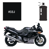 Peinture en spray suzuki pearl novelty black 750 gsx-f 2003