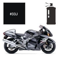 Peinture en spray suzuki pearl novelty black gsx-r 1300 hayabusa 2001-2003