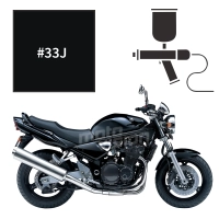 Peinture suzuki pearl novelty black gsxr gsf 1200 bandit n & s 2005