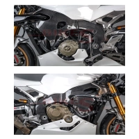 Paire de protection de cadre carbone bikesplast honda cbr 1000rr 2017-2019