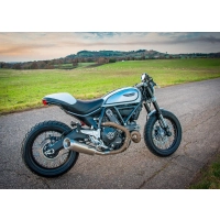 Echappement spark ducati scrambler 2015-2017 modèle evo v / finition inox