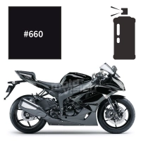 Peinture en spray kawasaki metallic spark black zx6r 2012