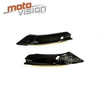 Kit de carénage en abs peint noir pour triumph daytona 675 09-12