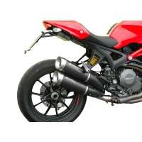 Echappement spark ducati monster 1100 2009- modèle rond / finition carbone / la paire / position origine