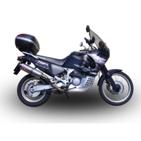 Pot gpr tri-ovale inox - homologué  - honda africa twin xrv 750 1993/03