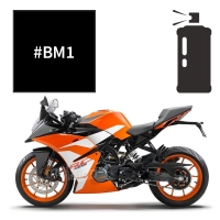 Peinture en spray  noir mat ktm duke 690 duke rc 125 2014-2019