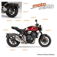 Garde boue carbone vernis honda cb1000r 2018-2019