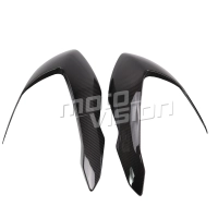 Paire de flancs de tête de fourche carbone triumph speed triple 1200 rr 2022-