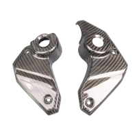 Paire de caches cadre carbone kawasaki z650 rs 2022-