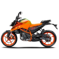 Cache réservoir arrière carbone ktm duke 390 2024-