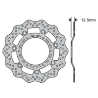 Disque de frein avant flottant type wave fe.fl96502v