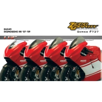 Bulle corsa pour ducati desmosedici rr avec masque 2007-2008 zero gravity racing