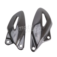 Paire de reposes pieds carbone triumph street triple 2007-2012