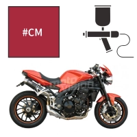 Peinture triumph tornado red 1050 speed triple se 2010-2011