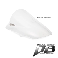 Bulle claire double courbure zero gravity kawasaki ninja 650r "hi profile" 2006-2008