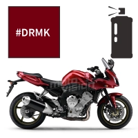 Peinture tricouche en spray deep red metallic yamaha fz1 s 2006-2010