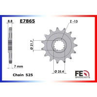 Kit chaine france équipement kawasaki z.900.b abs '17/20 15x44 rk525ro chaine.525.xw'ring ultra.renforcee avec attache a river. 