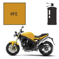 Peinture en spray triumph scorched yellow 1050 speed triple 2005-2006