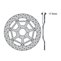 Disque de frein avant flottant type rond fe.fl51505