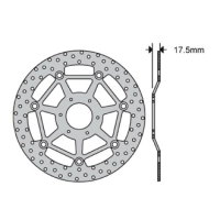 Disque de frein avant flottant type rond fe.fl52505