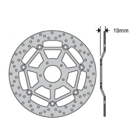 Disque de frein avant flottant type rond fe.fl74502