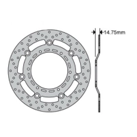 Disque de frein avant flottant type rond fe.fl84501