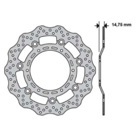 Disque de frein avant flottant type wave fe.fl84501v